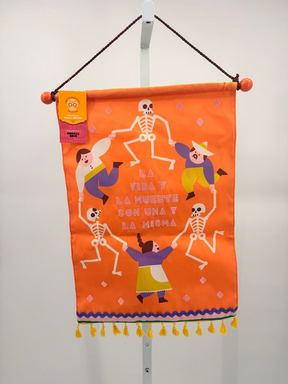 Target Dia de Muertos Reversible Wall Decor Cecilia Ruiz Day of Dead NWT